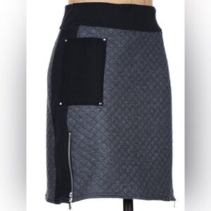 Laura Hlavac Superior Skirt - Quilted Charcoal